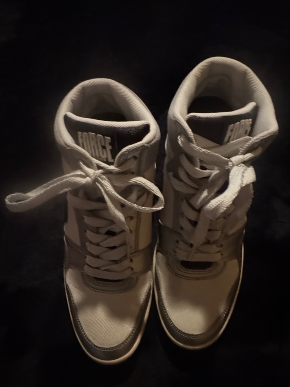 Nike Women's White and Black High-Top Sneakers - Picture 5 of 5